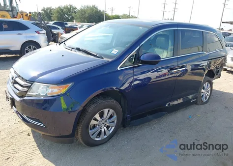 2016 Honda Odyssey Ex-L from USA, damaged, VIN 5FNRL5H69GB048855